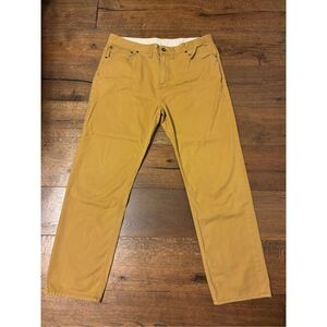 Men’s Prana pants 38x30 camel organic cotton blend